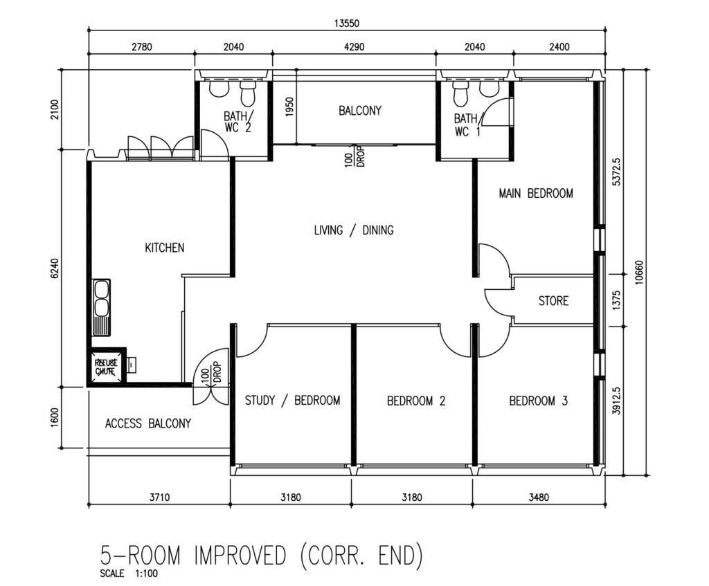 HDB & Condo Floor Plan Wall Guide