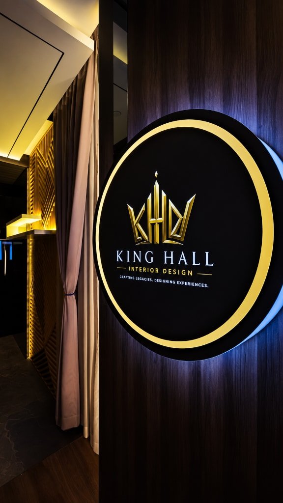 King Hall Interior Design main showroom entrance in Singapore