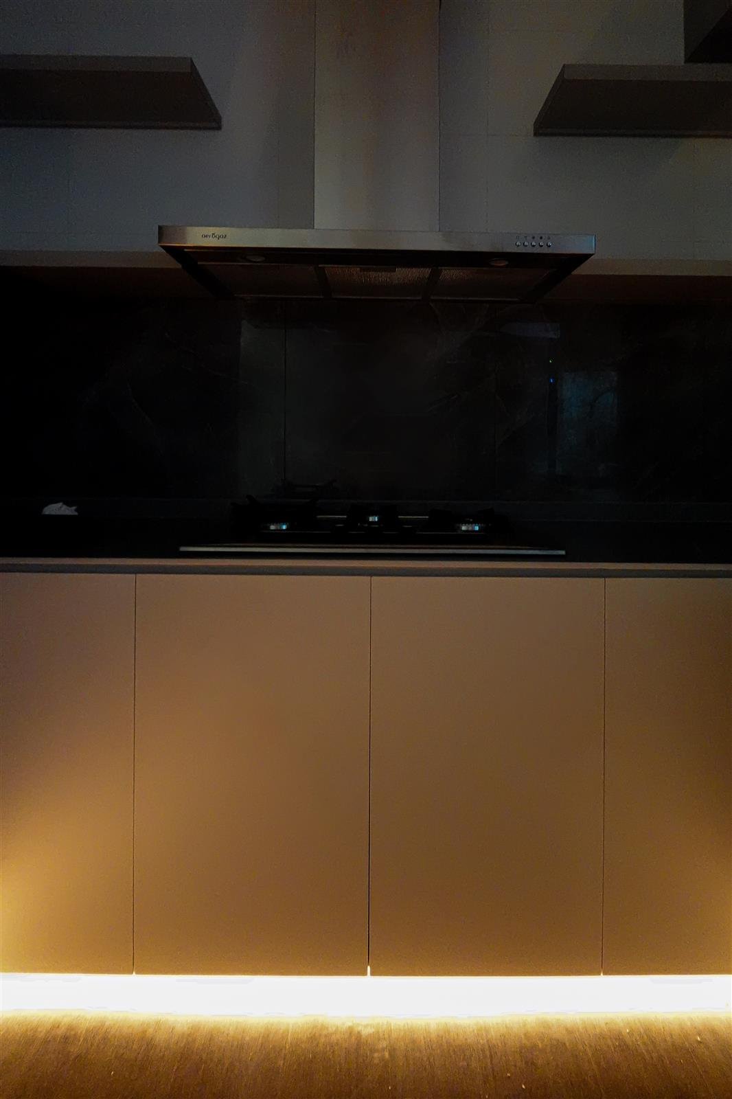 2024-02-02 Project - Stone-textured countertop and splashback joinery