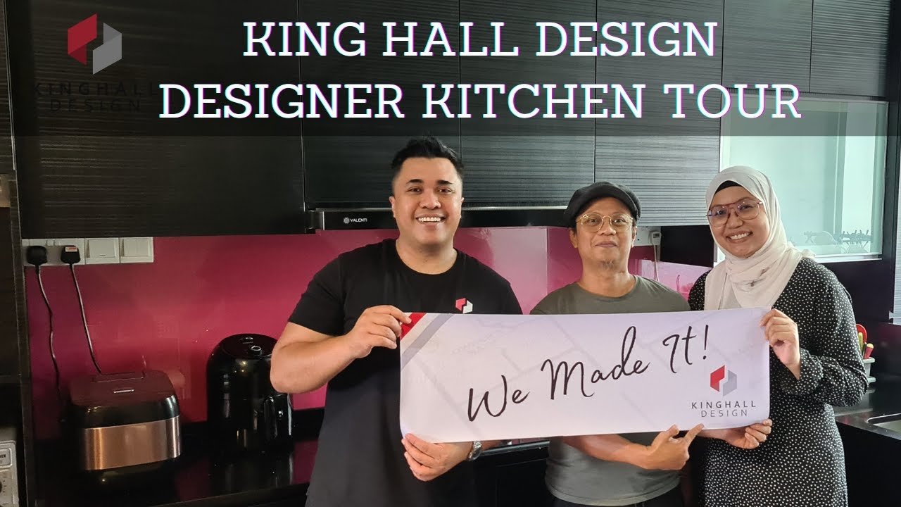 Designer kitchen and custom carpentry joinery walkthrough video