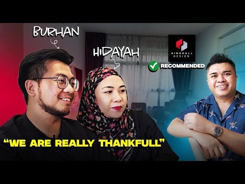Walkthrough video of Scandinavian Farmhouse interior design at Tengah