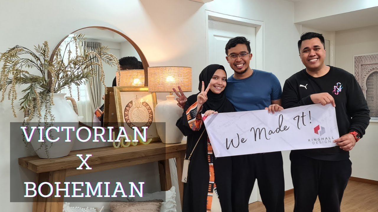 Walkthrough video of Victorian and Bohemian blend interior styling